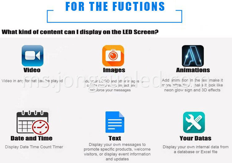 For The Functions Of Led Display